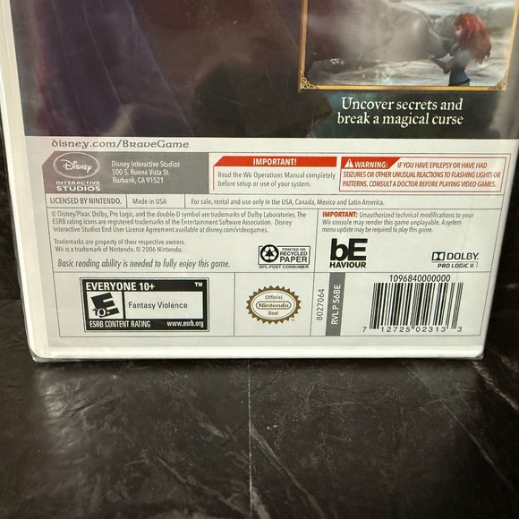 NINTENDO Wii Game Disney Pixar “Brave" - Picture 10 of 10